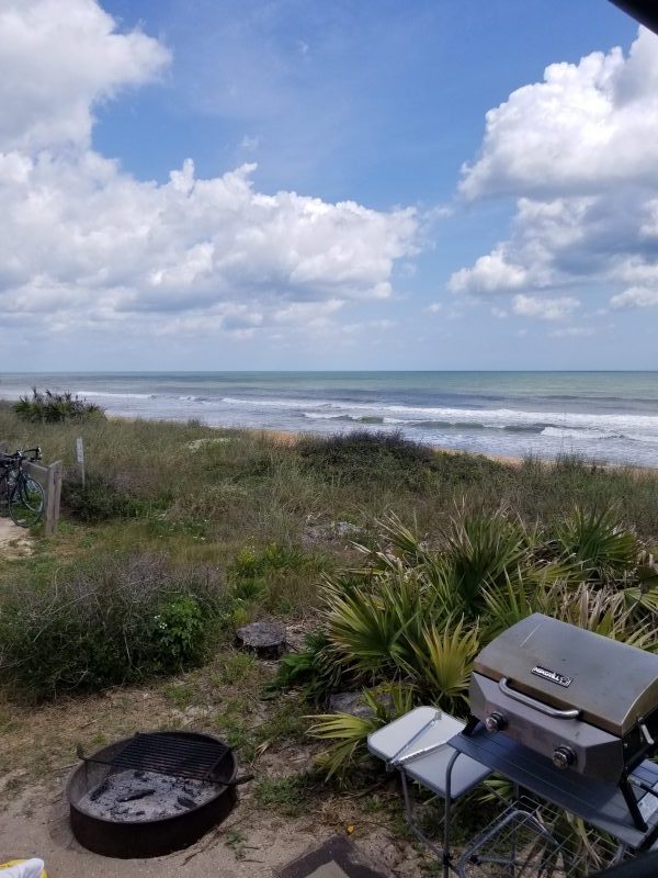 Site 23 Gamble Rogers State Park Back View