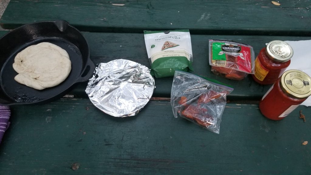 Campfire Pizza Ingredients