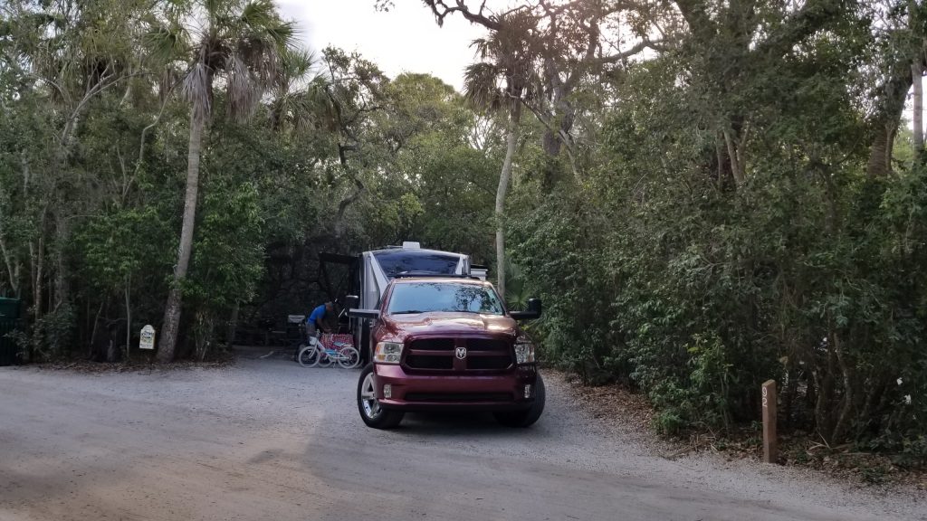 Site 92 at Fort De Soto Park Campground