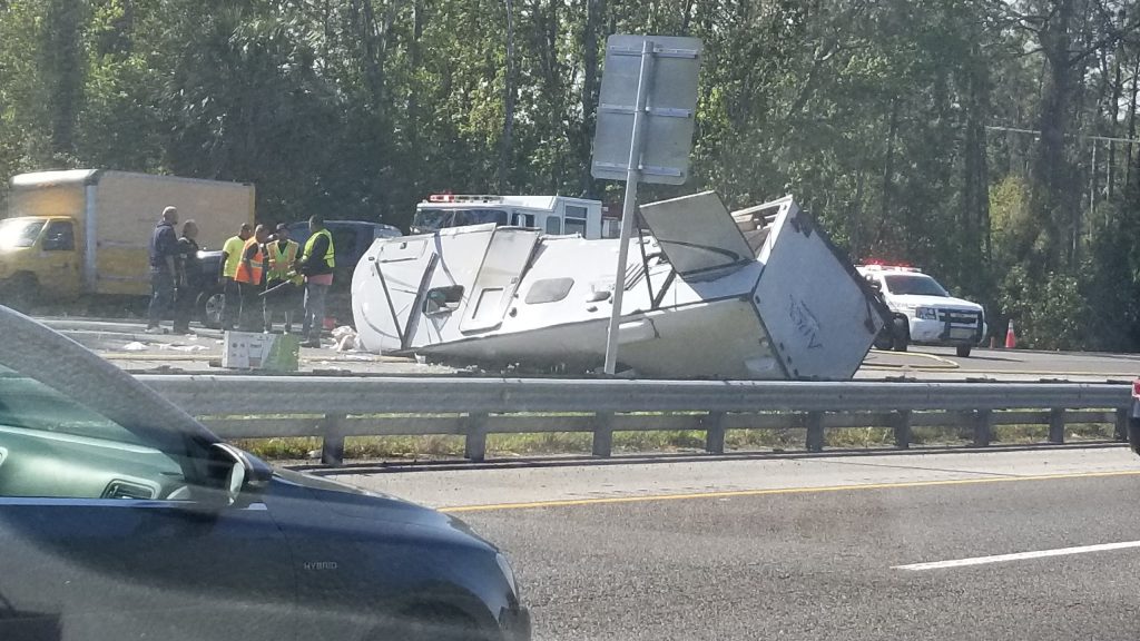 I-95 Travel Trailer Accident